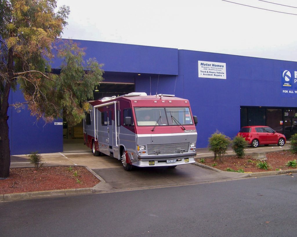 Extra large motorhome at Roadtrek