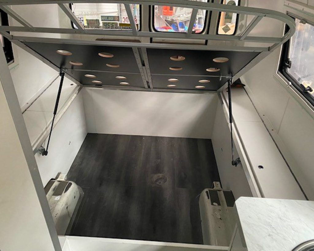 RV Custom Under Bed Storage